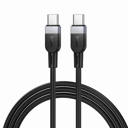 Kabl za prenos podataka i punjenje USB-C - USB-C HOCO X109, 60W, 1m, Crni