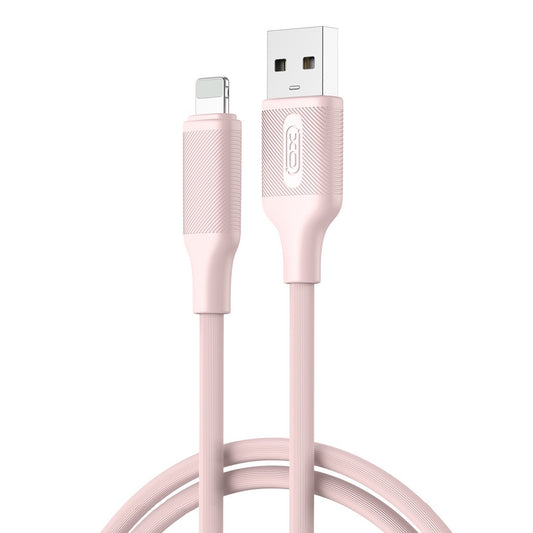 Kabl za podatke i punjenje USB-A - Lightning XO Design NB265, 12W, 1m, Roze
