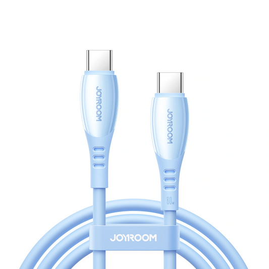 Kabl za podatke i punjenje USB-C - USB-C Joyroom S-A59 Vibrant, 60W, 1.2m, Plavi