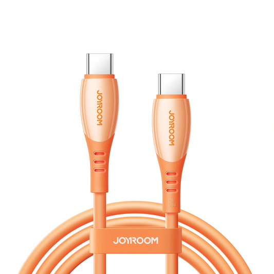Kabl za podatke i punjenje USB-C - USB-C Joyroom S-A59 Vibrant, 60W, 1.2m, Narandžasti