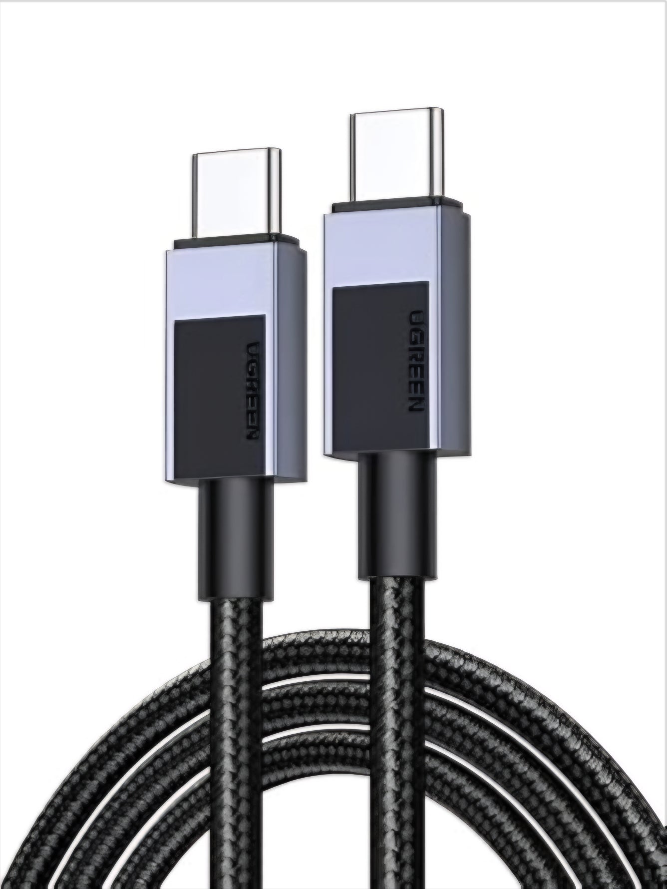 Kabl za podatke i punjenje USB-C - USB-C UGREEN L512, 100W, 2m, Sivi