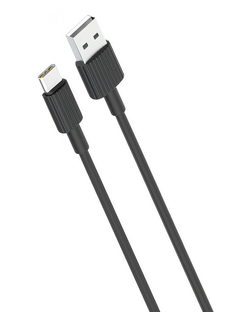 Kabl za podatke i punjenje USB-A - USB-C XO Design NB156, 18W, 1m, Crni