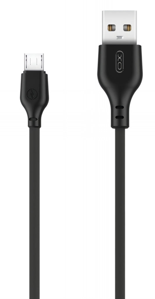 Kabl za podatke i punjenje USB-A - microUSB XO Design NB103, 18W, 2m, Crni