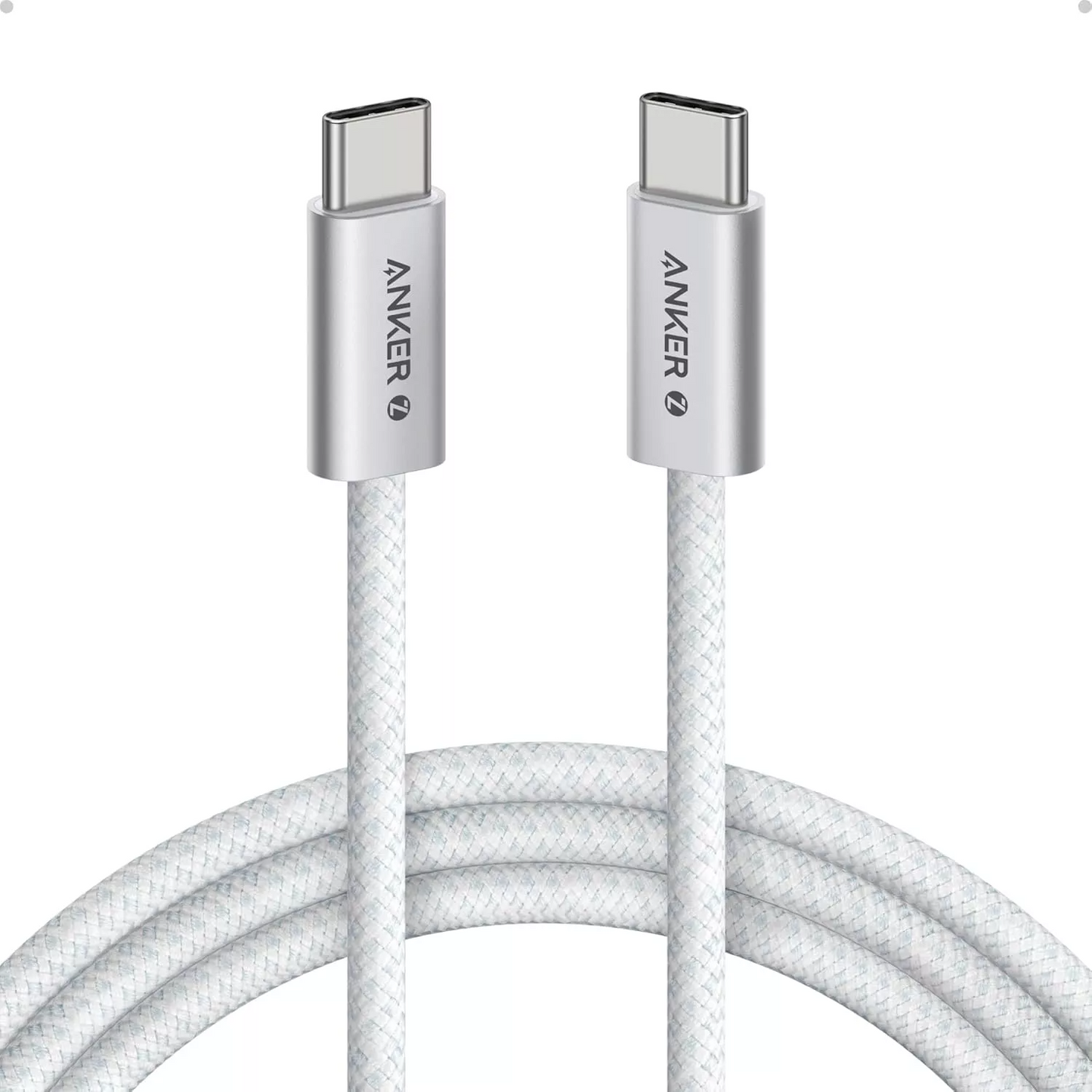 Kabl za prenos podataka i punjenje USB-C - USB-C Anker Zolo, 240W, 1.8m, Beli A8060H22