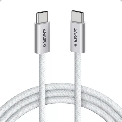 Kabl za prenos podataka i punjenje USB-C - USB-C Anker Zolo, 240W, 1.8m, Beli A8060H22