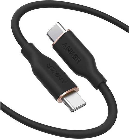 Kabl za podatke i punjenje USB-C - USB-C Anker PowerLine III, 100W, 0.9m, Crni, Ponovo zapakovan A8552H11