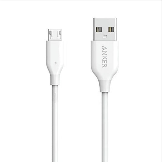 Kabl za prenos podataka i punjenje USB-A - microUSB Anker PowerLine, 18W, 1m, Beli A8132H21