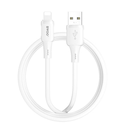 Kabl za prenos podataka i punjenje USB-A - Lightning BWOO X329L, 15W, 1m, Bela