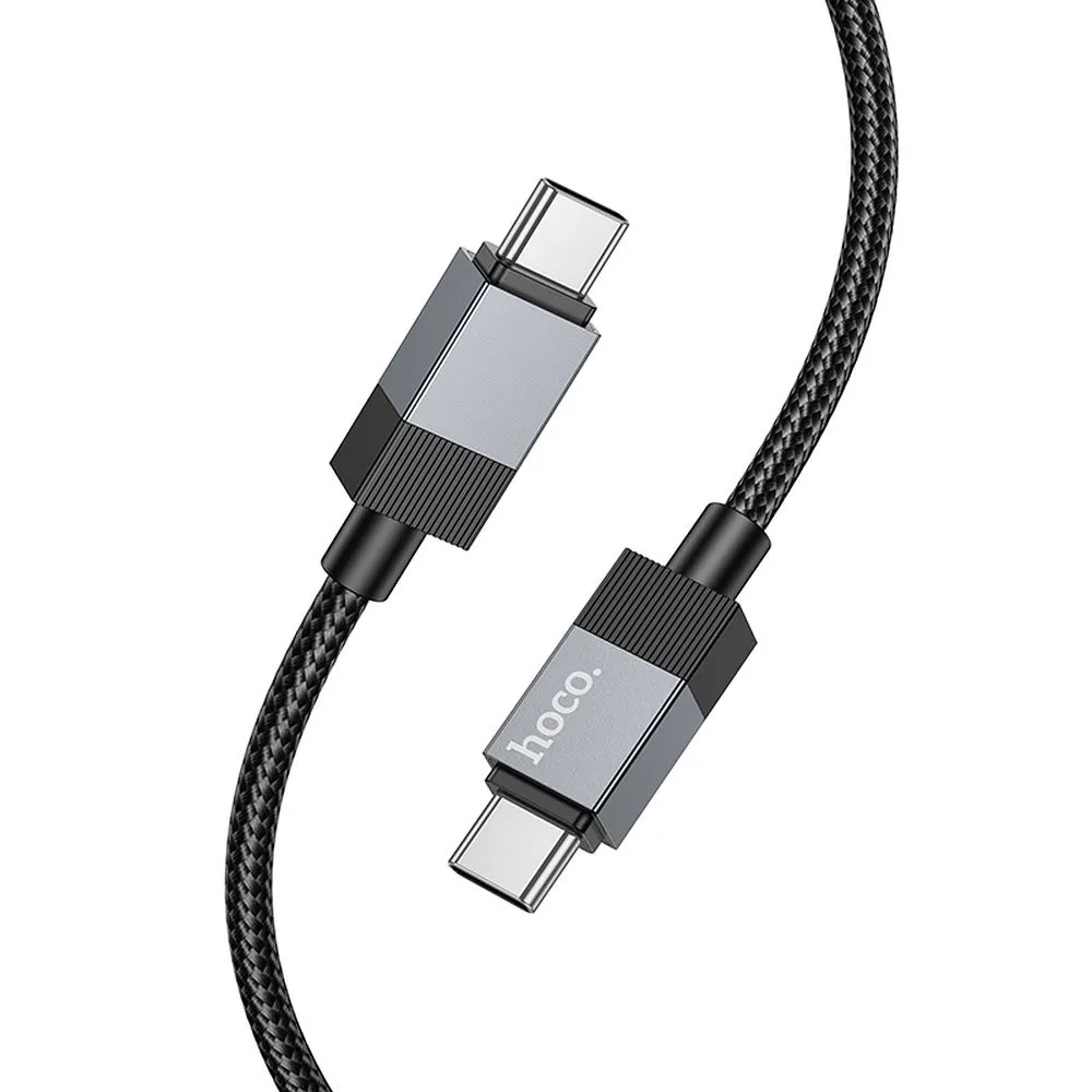 USB-C - USB-C HOCO X110 kabl za prenos podataka i punjenje, 60W, 1m, Crni