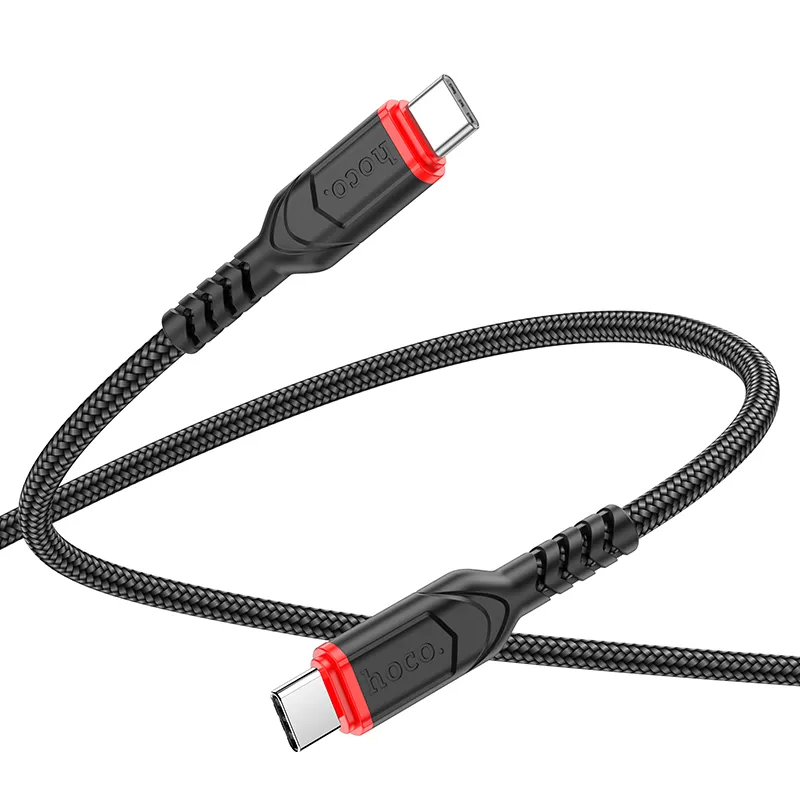 USB-C - USB-C HOCO X59 Victory kabl za prenos podataka i punjenje, 60W, 3m, Crna