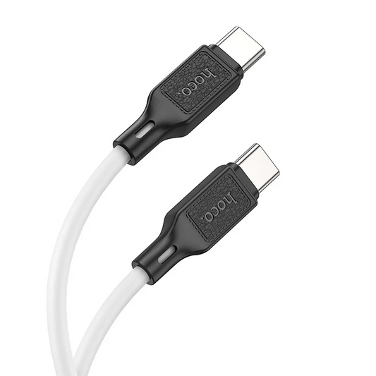 USB-C - USB-C kabl za prenos podataka i punjenje HOCO X90, 60W, 1m, Bela