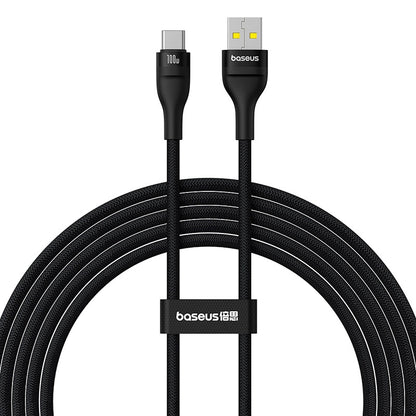 USB-A - USB-C kabl za prenos podataka i punjenje Baseus Flash Series II, 100W, 2m, Crni P10311804111-01