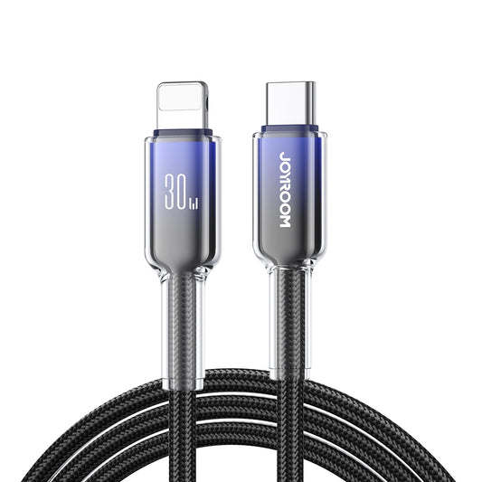 USB-C kabl za prenos podataka i punjenje - Lightning Joyroom S-A42, 30W, 1.2m, Crna