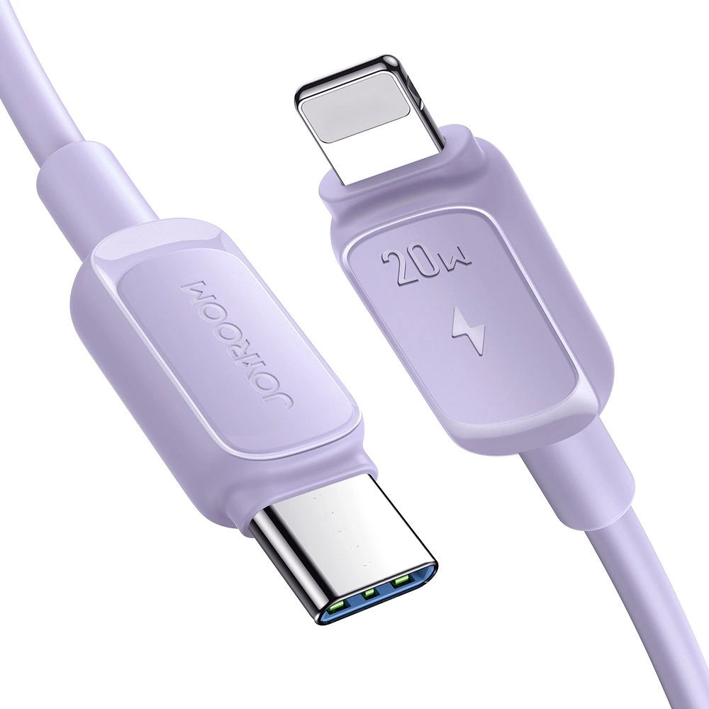 Kabl za prenos podataka i punjenje USB-C - Lightning Joyroom S-A14, 20W, 1.2m, Ljubičasti