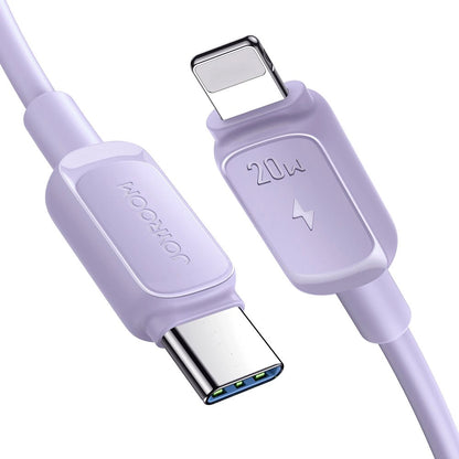 Kabl za prenos podataka i punjenje USB-C - Lightning Joyroom S-A14, 20W, 1.2m, Ljubičasti