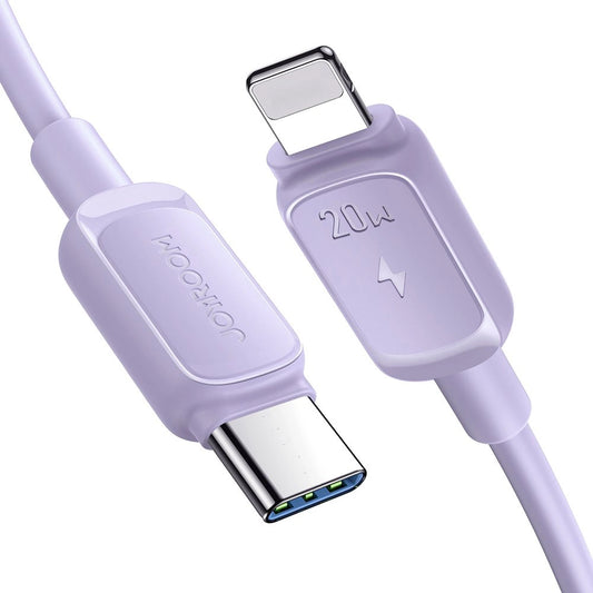Kabl za prenos podataka i punjenje USB-C - Lightning Joyroom S-A14, 20W, 1.2m, Ljubičasti