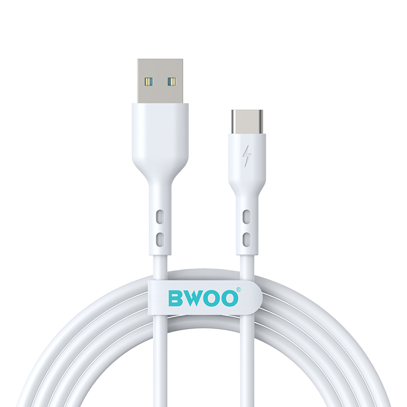 Kabl za prenos podataka i punjenje USB-A - USB-C BWOO BO-X172C-2M, 15W, 2m, Bela
