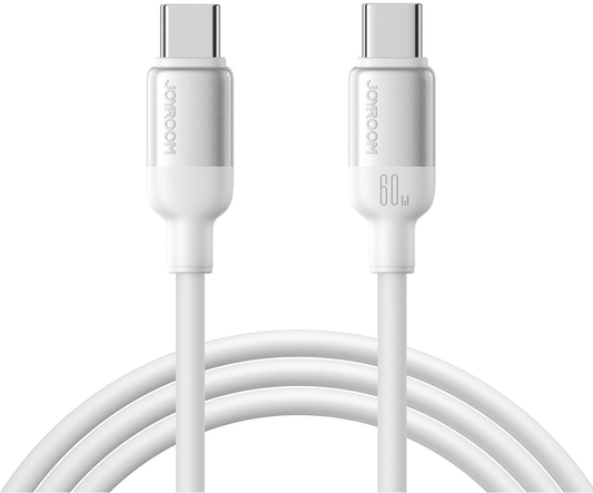 USB-C - USB-C kabl za prenos podataka i punjenje Joyroom S-A62 Lively, 60W, 1.2m, Bela