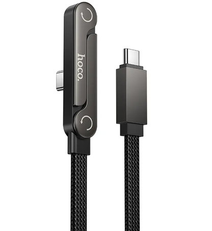USB-C - USB-C HOCO U150 Exquisite kabl za prenos podataka i punjenje, 60W, 1.2m, Crna