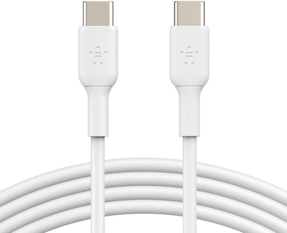 USB-C - USB-C kabl za prenos podataka i punjenje Belkin BoostCharge, 60W, 2m, bela boja CAB003bt2MWH