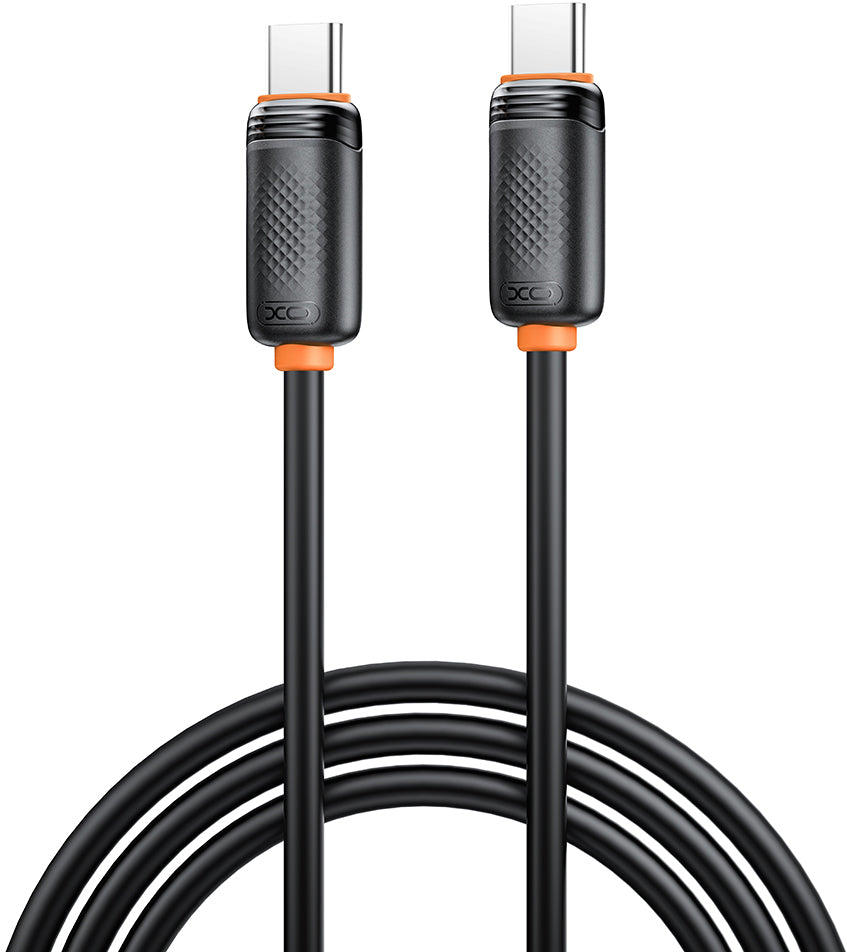 USB-C - USB-C kabl za prenos podataka i punjenje XO Design NB-Q302B, 60W, 1m, Crna