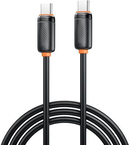 USB-C - USB-C kabl za prenos podataka i punjenje XO Design NB-Q302B, 60W, 1m, Crna