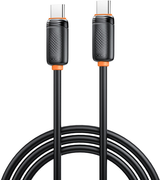 USB-C - USB-C kabl za prenos podataka i punjenje XO Design NB-Q302B, 60W, 1m, Crna