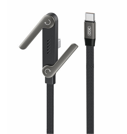 Kabl za prenos podataka i punjenje USB-C - USB-C XO Design NB-Q311, 240W, 1.5m, Crna