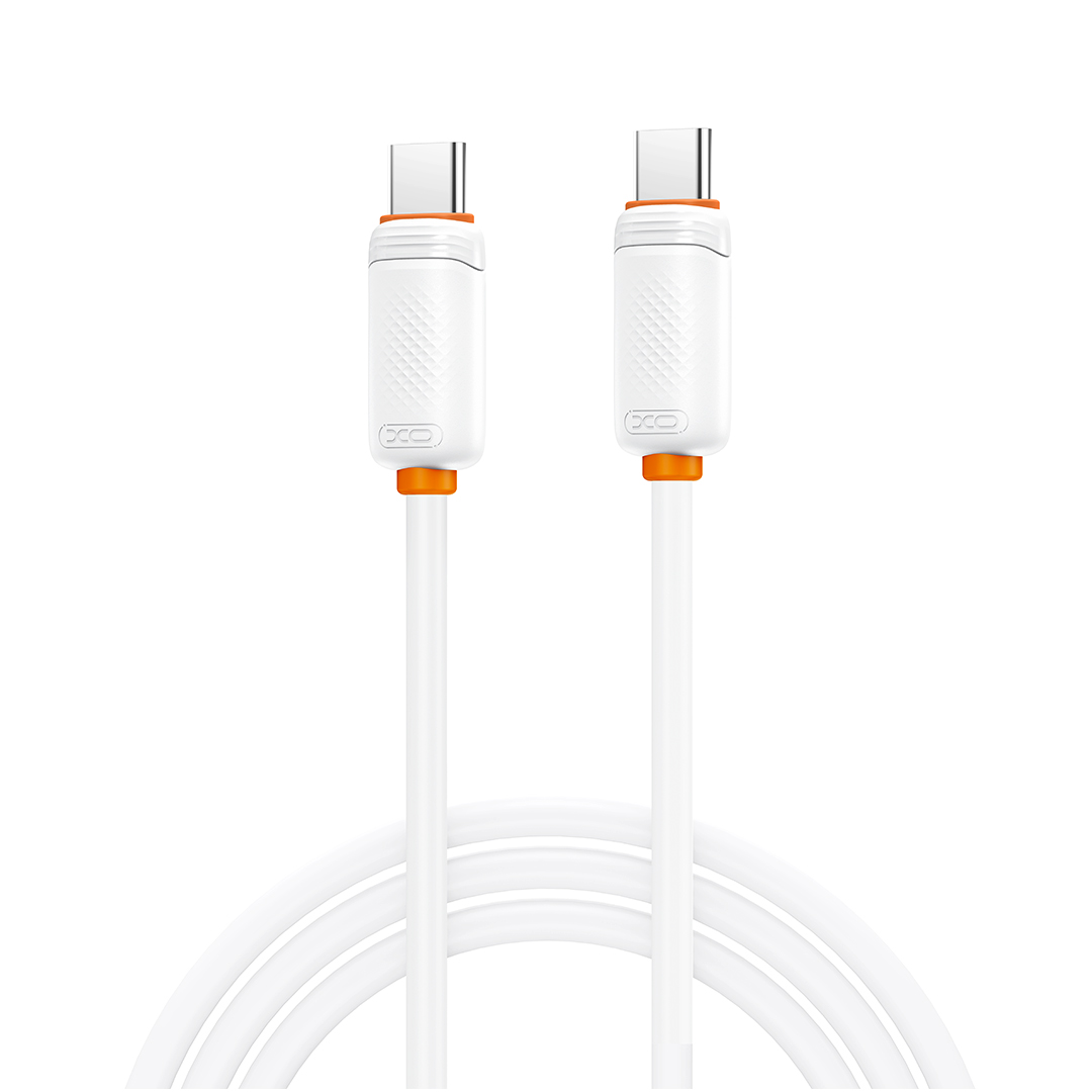 USB-C - USB-C kabl za prenos podataka i punjenje XO Design NB-Q298, 240W, 1m, Bela