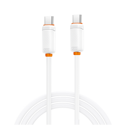 USB-C - USB-C kabl za prenos podataka i punjenje XO Design NB-Q298, 240W, 1m, Bela