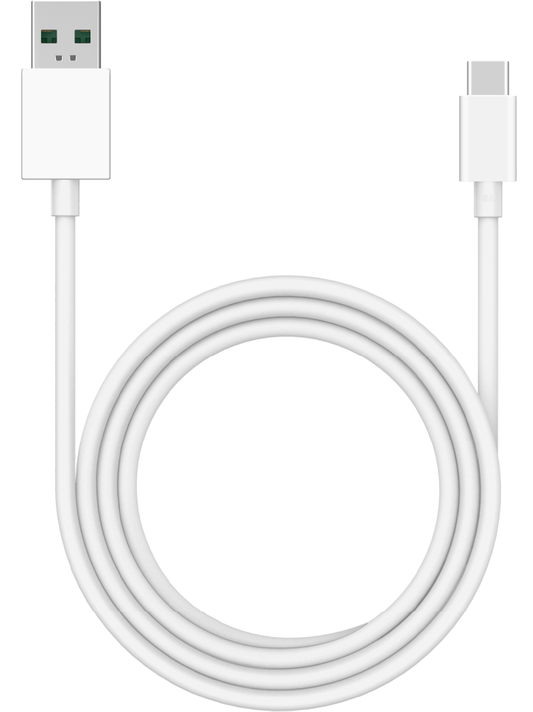 Kabl za prenos podataka i punjenje USB-A - USB-C Oppo DL129, 1m, Bela 611602000006