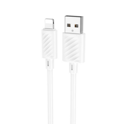 Kabl za prenos podataka i punjenje USB-A - Lightning HOCO X88, 18W, 2m, Bela
