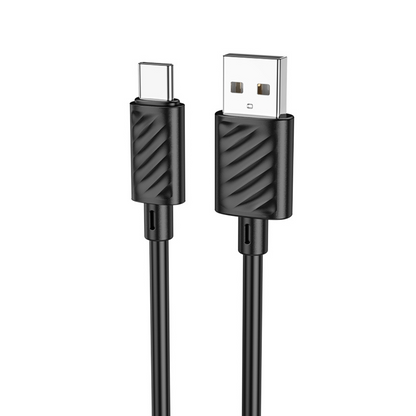 USB-A - USB-C HOCO X88 kabl za prenos podataka i punjenje, 18W, 2m, Crna