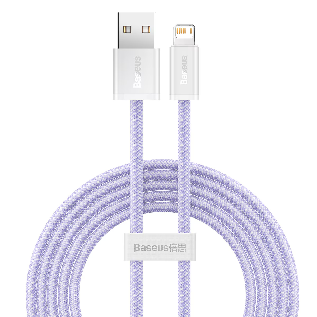Kabl za prenos podataka i punjenje USB-A - Lightning Baseus Dynamic Series, 18W, 2m, Ljubičasti CALD000505