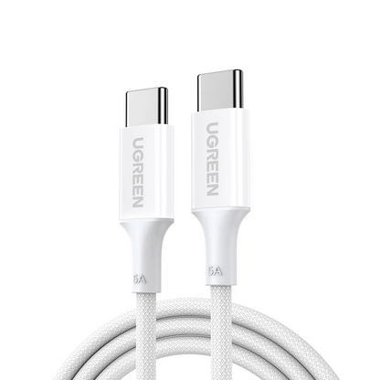 Kabl za prenos podataka i punjenje USB-C - USB-C UGREEN L502 (35221), 100W, 2m, Bela