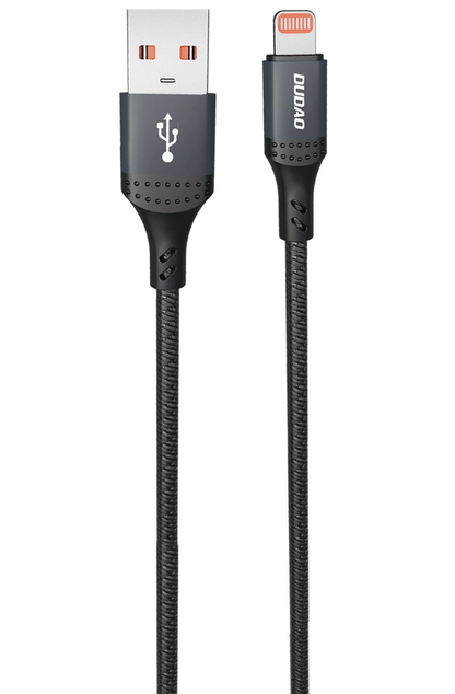 Kabl za prenos podataka i punjenje USB-A - Lightning Dudao L3SL, 30W, 1.2m, Crni