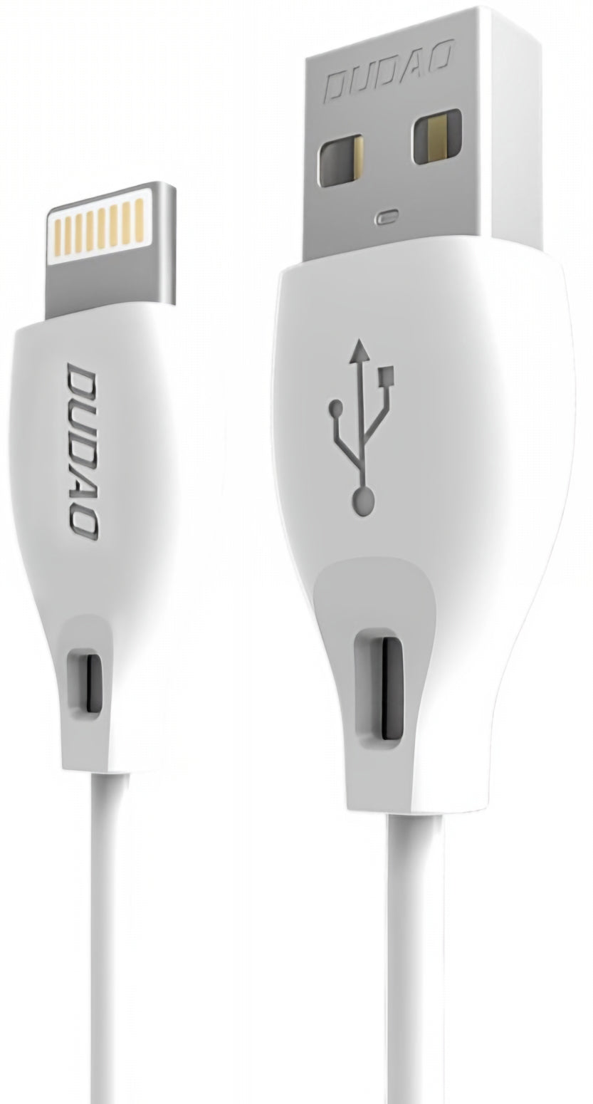 Kabl za prenos podataka i punjenje USB-A - Lightning Dudao L4L, 18W, 1m, Bela