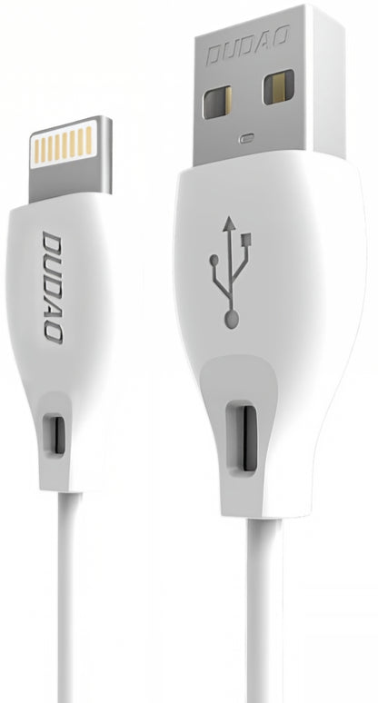 Kabl za prenos podataka i punjenje USB-A - Lightning Dudao L4L, 18W, 1m, Bela