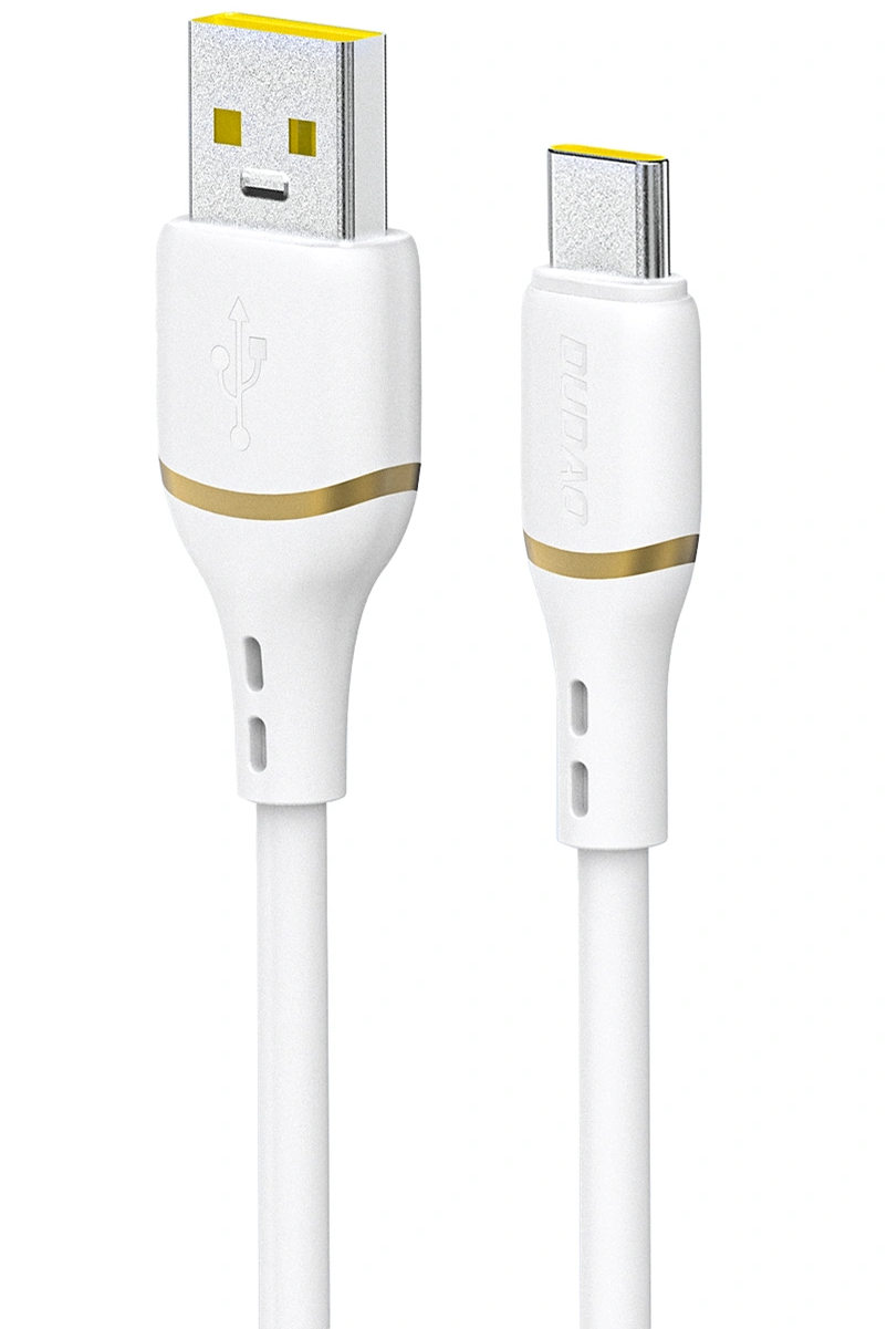 Kabl za prenos podataka i punjenje USB-A - USB-C Dudao L25T, 100W, 1m, Bela