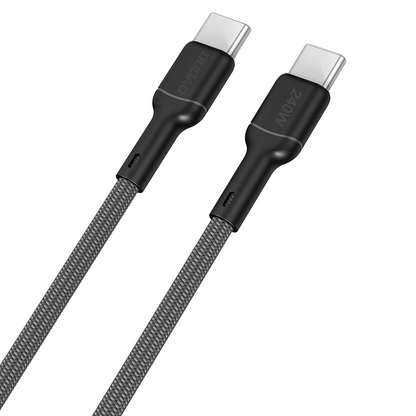 USB-C - USB-C kabl za prenos podataka i punjenje Dudao L9C Max, 240W, 1.2m, Crna