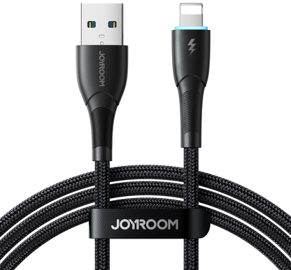 USB-A kabl za prenos podataka i punjenje – Lightning Joyroom SA32-AL3, 18 W, 1 m, crni
