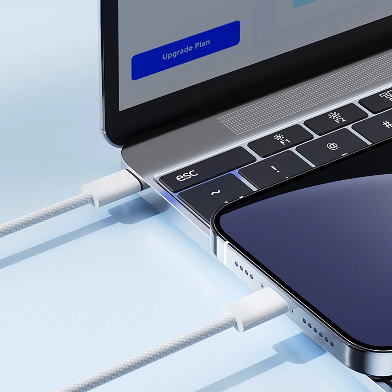 Kabl za prenos podataka i punjenje USB-C - Lightning Joyroom S-A45, 30W, 1m, Bel