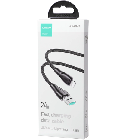 Kabl za podatke i punjenje USB-A - Lightning Joyroom S-A11, 18W, 1.2m, Crni