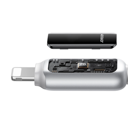 Kabl za prenos podataka i punjenje USB-A - Lightning Joyroom S-A55 StarFlight Display, 18W, 1.2m, Bela