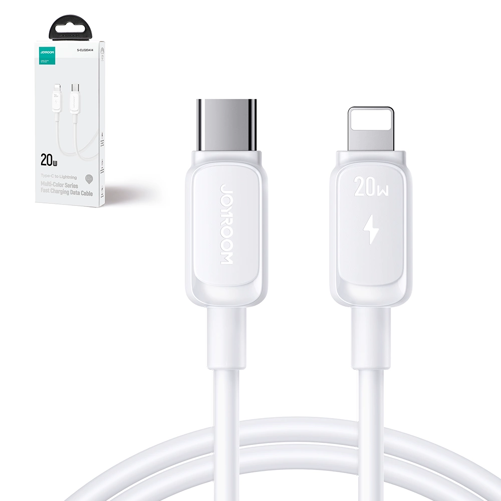 Kabl za podatke i punjenje USB-C - Lightning Joyroom S-A14, 30W, 1.2m, Bela