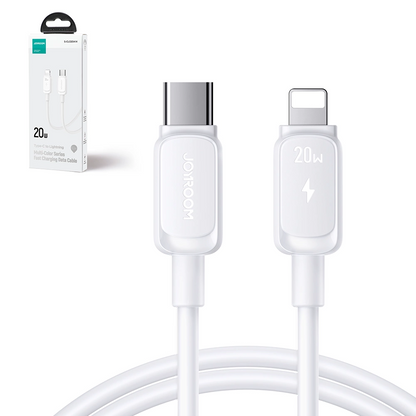 Kabl za podatke i punjenje USB-C - Lightning Joyroom S-A14, 30W, 1.2m, Bela