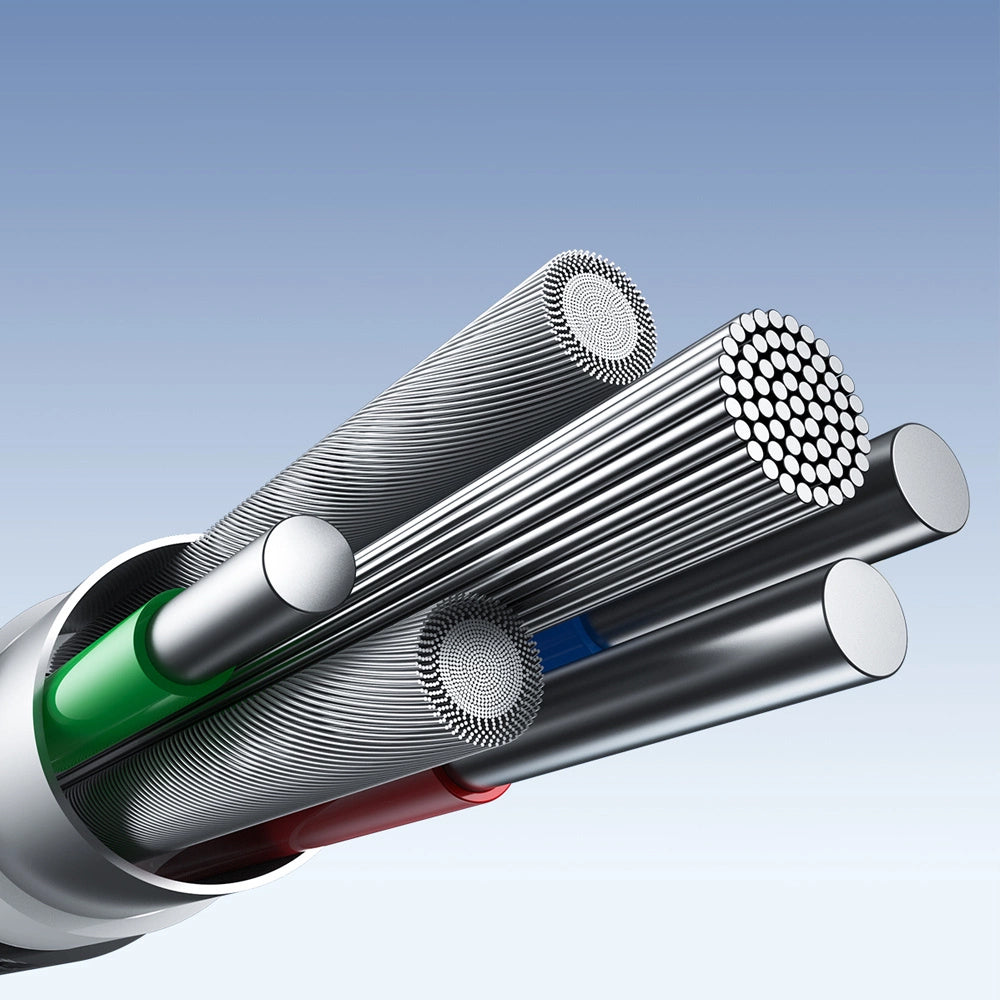 Kabl za prenos podataka i punjenje USB-C - USB-C Joyroom S-A25 Light-Speed, 100W, 1.2m, Crni