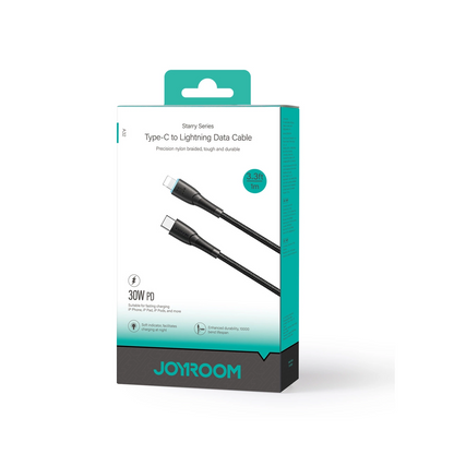 Kabl za podatke i punjenje USB-C - Lightning Joyroom S-A32, 30W, 1m, Crni