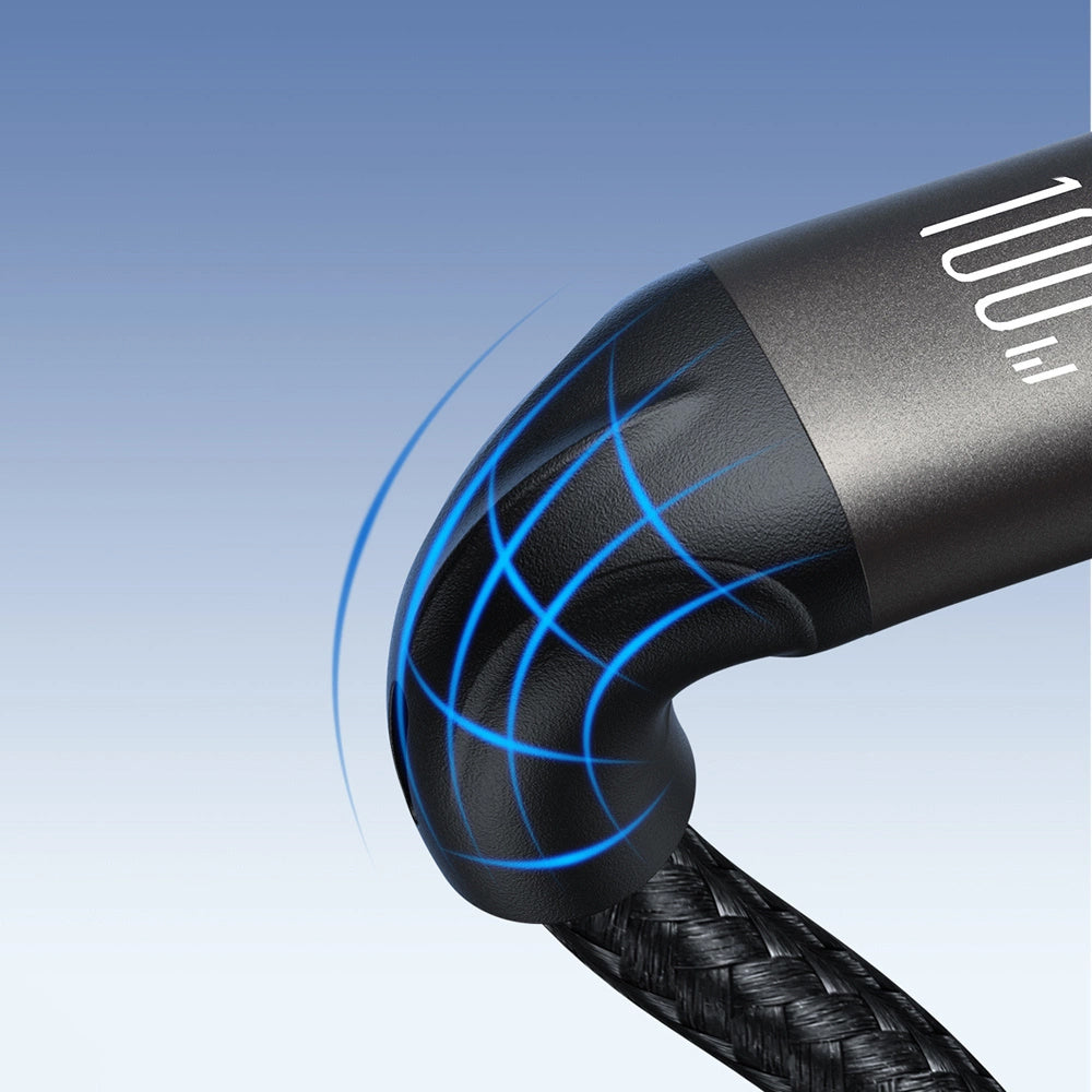 Kabl za prenos podataka i punjenje USB-C - USB-C Joyroom S-A25 Light-Speed, 100W, 1.2m, Crni