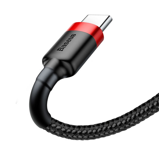 Kabel za Prijenos Podataka i Punjenje USB-A - USB-C Baseus Cafule, 60W, 1m, Crveni CATKLF-B91